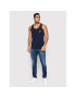 Versace Tank top Medusa AUU01012 Tmavomodrá Regular Fit - Pepit.cz