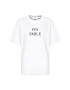 Victoria Victoria Beckham T-Shirt Ffs Smile 2221JTS002512A Bílá Regular Fit - Pepit.cz