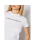 Victoria Victoria Beckham T-Shirt Logo 2121JTS002433A Bílá Slim Fit - Pepit.cz