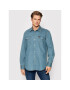 Wrangler džínová košile Ls Workshirt W5D1BKH99 Modrá Regular Fit - Pepit.cz