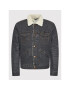 Wrangler Jeansová bunda 124MJ Sherpa W4MSV2339 Černá Regular Fit - Pepit.cz