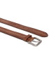 Wrangler Pánský pásek Double Stitch Belt W0C8U1X81 Hnědá - Pepit.cz