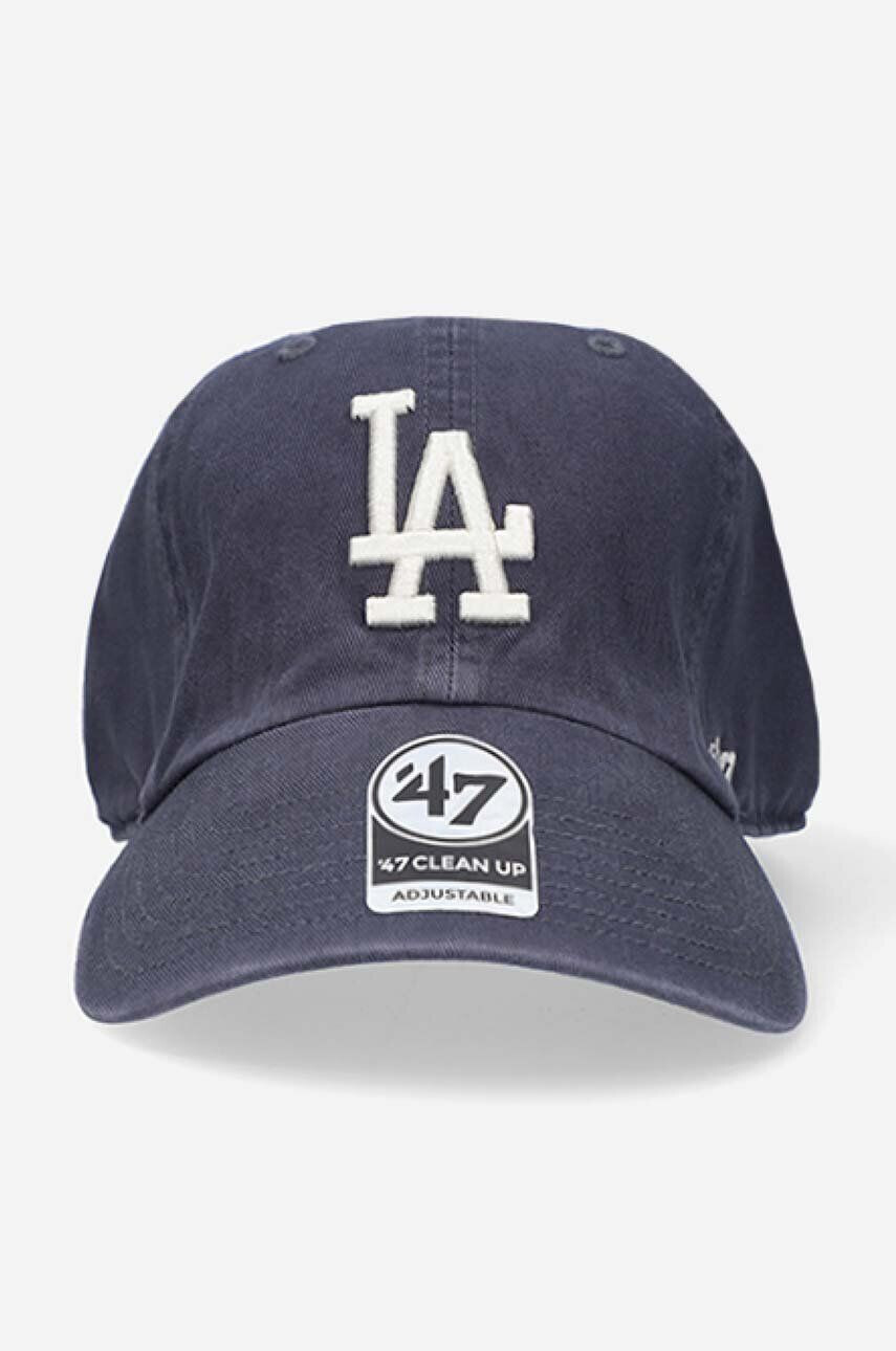 47brand Bavlněná baseballová čepice MLB Los Angeles Dodgers s aplikací - Pepit.cz