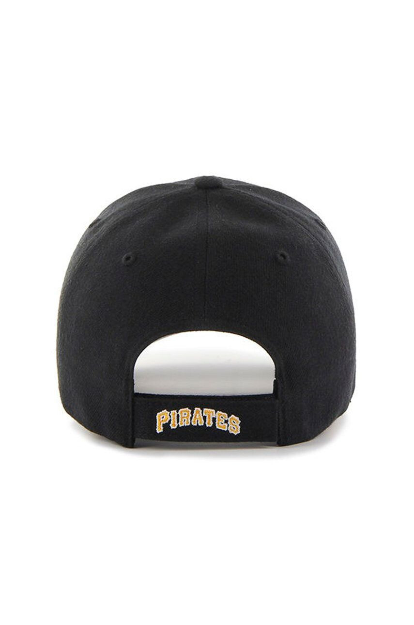 47brand Čepice MLB Pittsburgh Pirates černá barva s aplikací - Pepit.cz