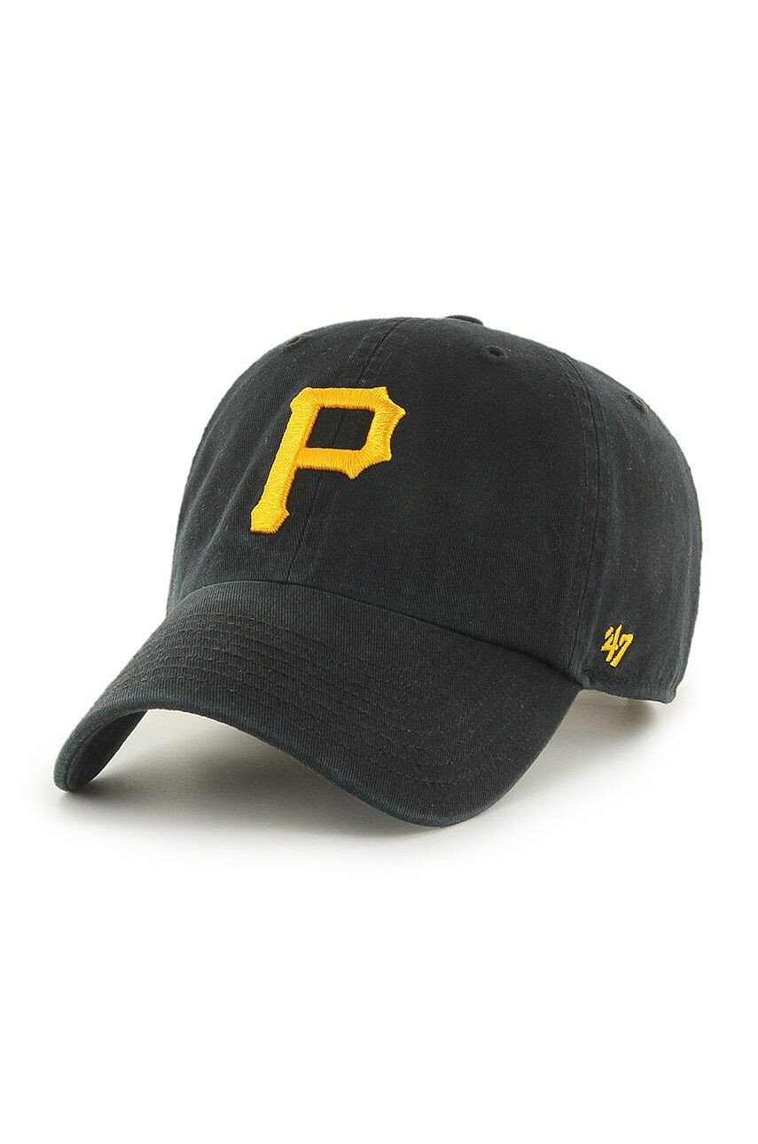 47brand Čepice MLB Pittsburgh Pirates černá barva s aplikací - Pepit.cz