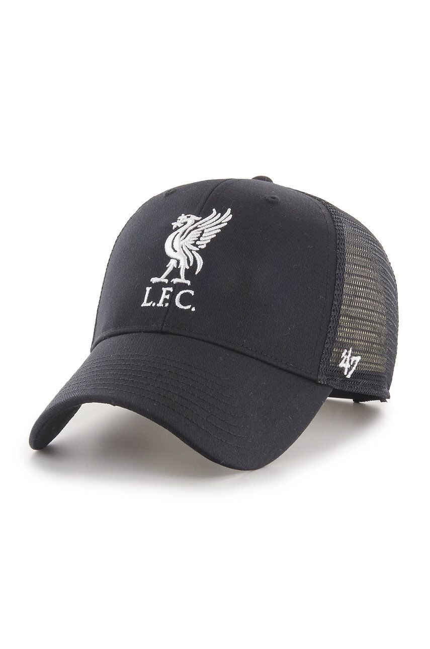 47brand Čepice EPL Liverpool černá barva s aplikací - Pepit.cz