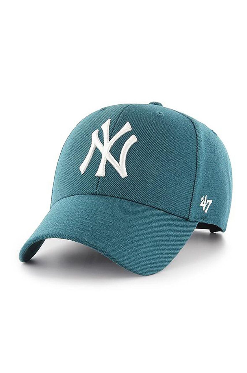 47brand Čepice MLB New York Yankees zelená barva s aplikací - Pepit.cz