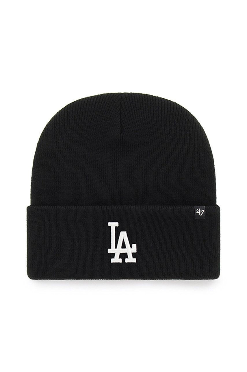 47brand Čepice MLB Los Angeles Dodgers černá barva - Pepit.cz