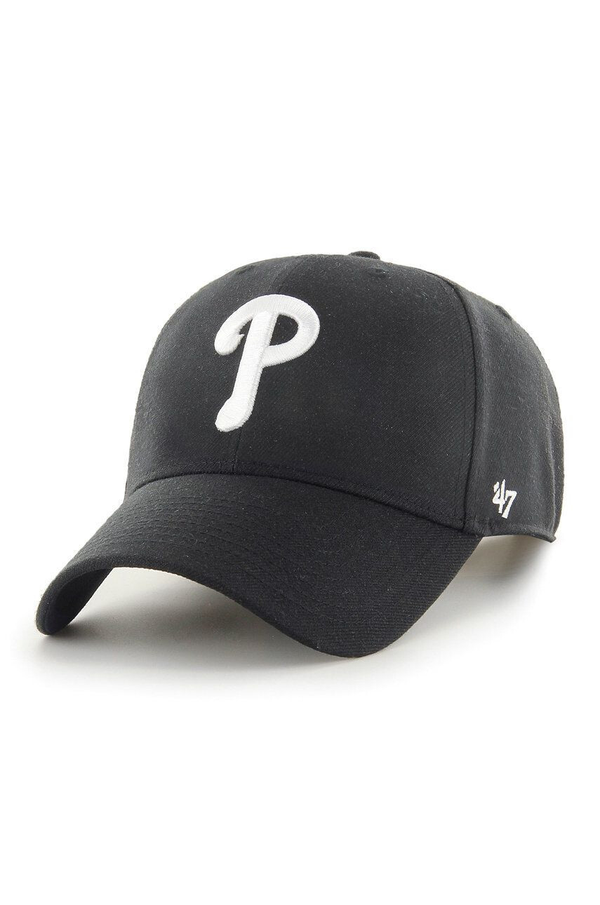 47brand Čepice MLB Philadelphia Phillies černá barva s aplikací - Pepit.cz