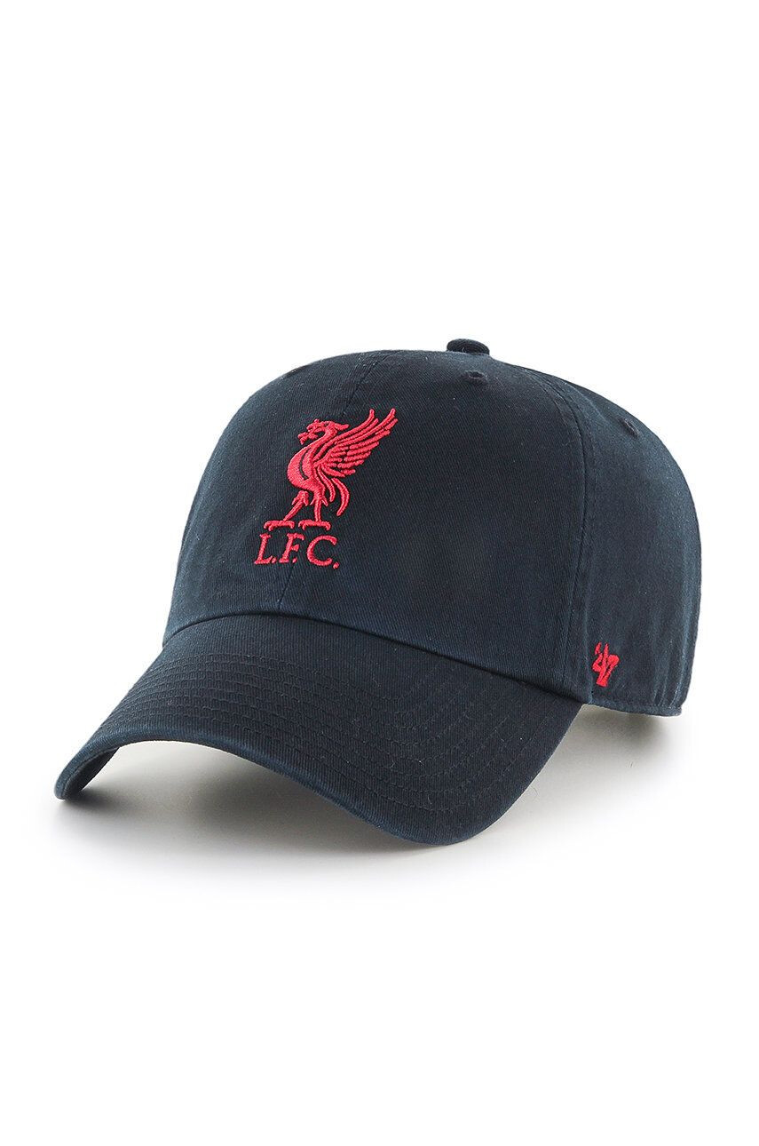 47brand Čepice EPL Liverpool černá barva s aplikací - Pepit.cz