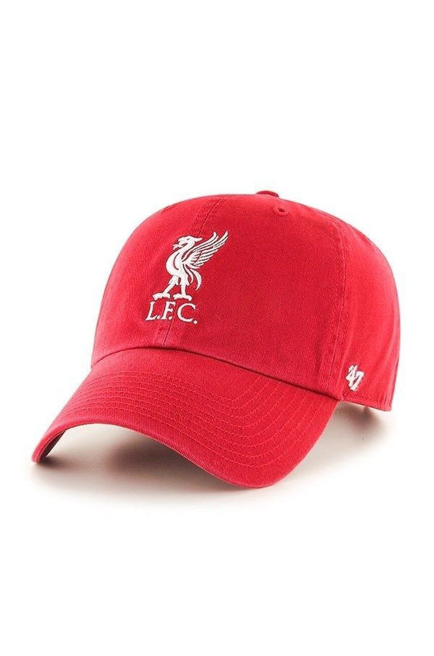 47brand Čepice EPL Liverpool červená barva s aplikací - Pepit.cz