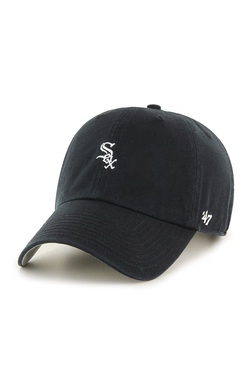 47brand Čepice Chicago White Sox černá barva s aplikací - Pepit.cz