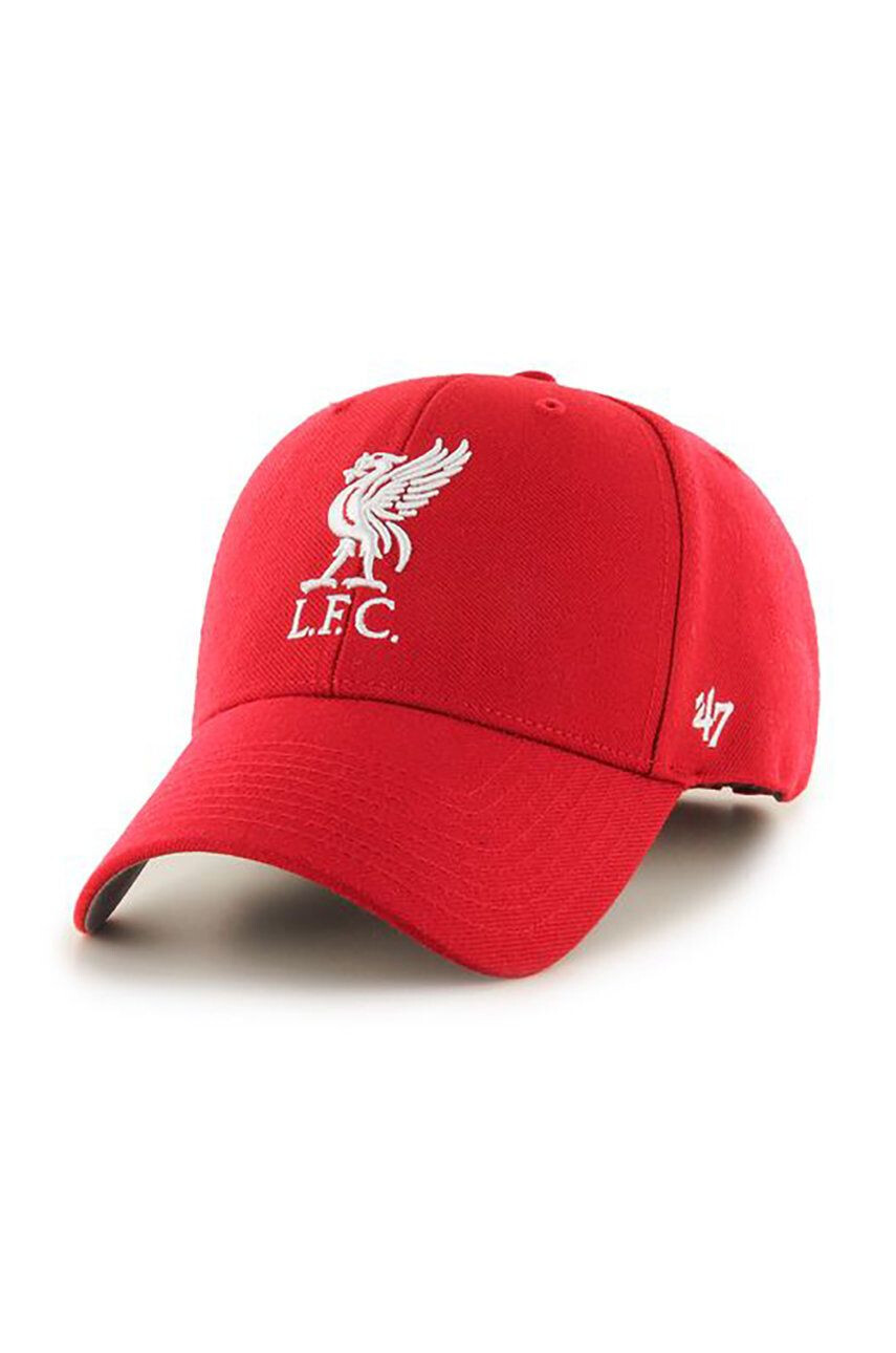 47brand Čepice Epl Liverpool červená barva s aplikací - Pepit.cz