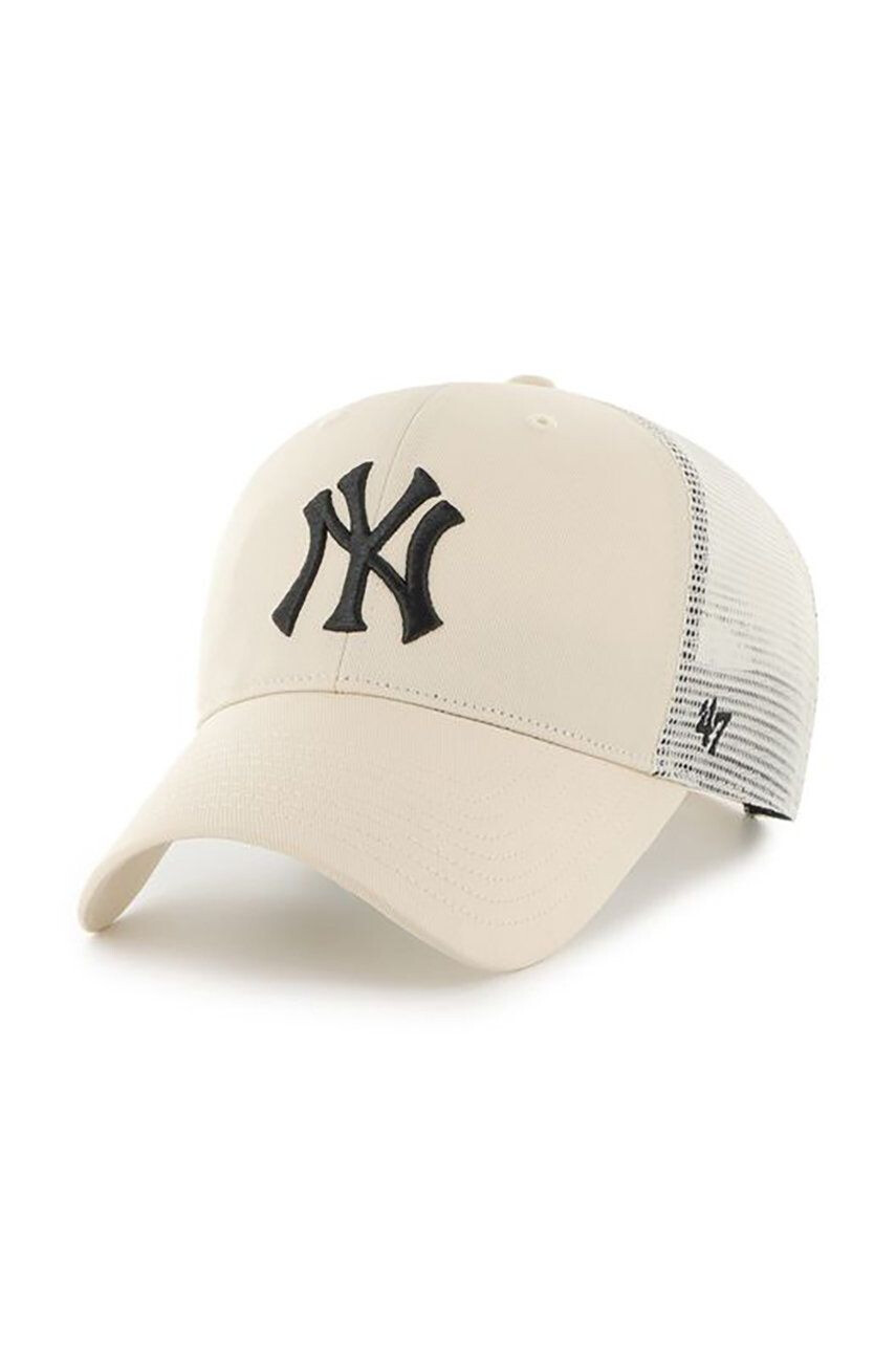 47brand Čepice Mlb New York Yankees béžová barva s aplikací - Pepit.cz