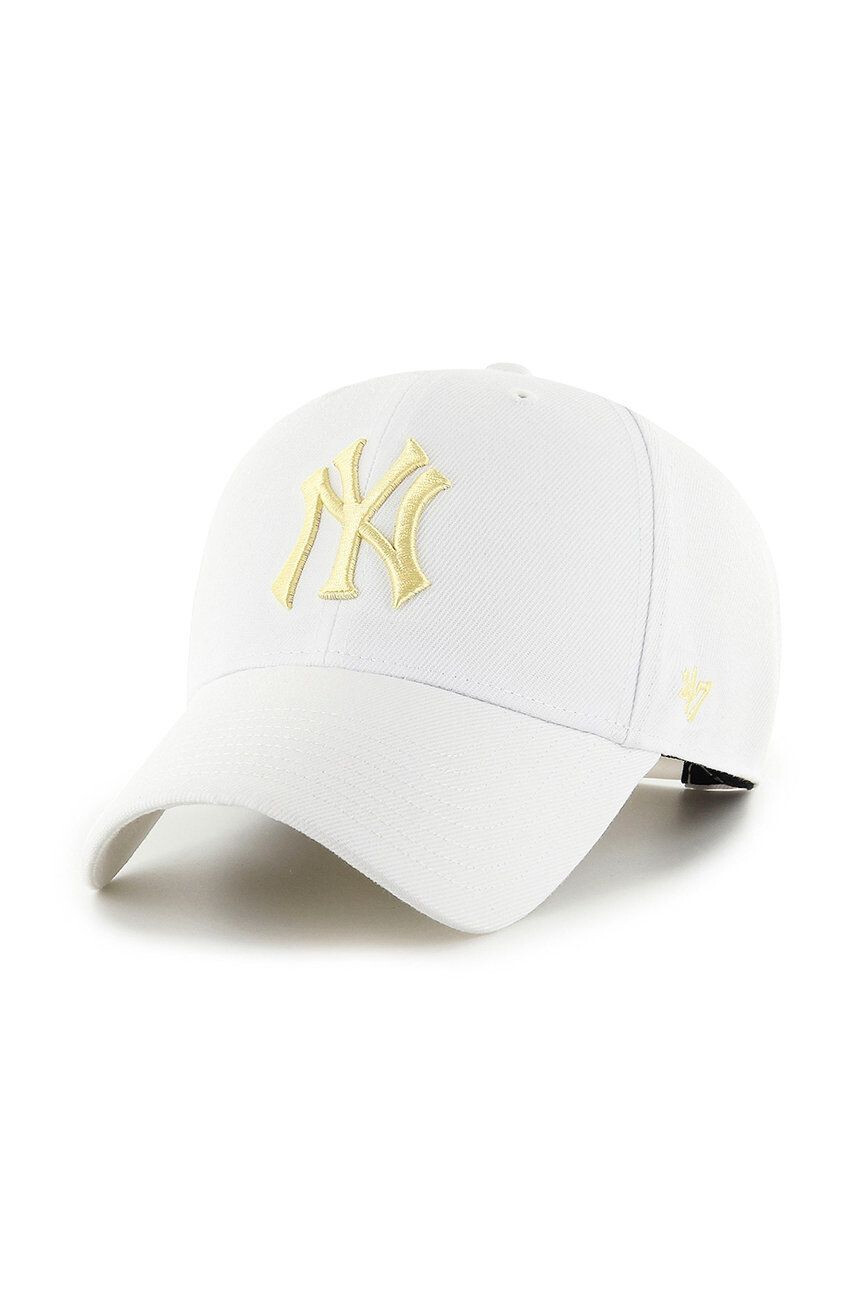 47brand Čepice New York Yankees bílá barva s aplikací - Pepit.cz