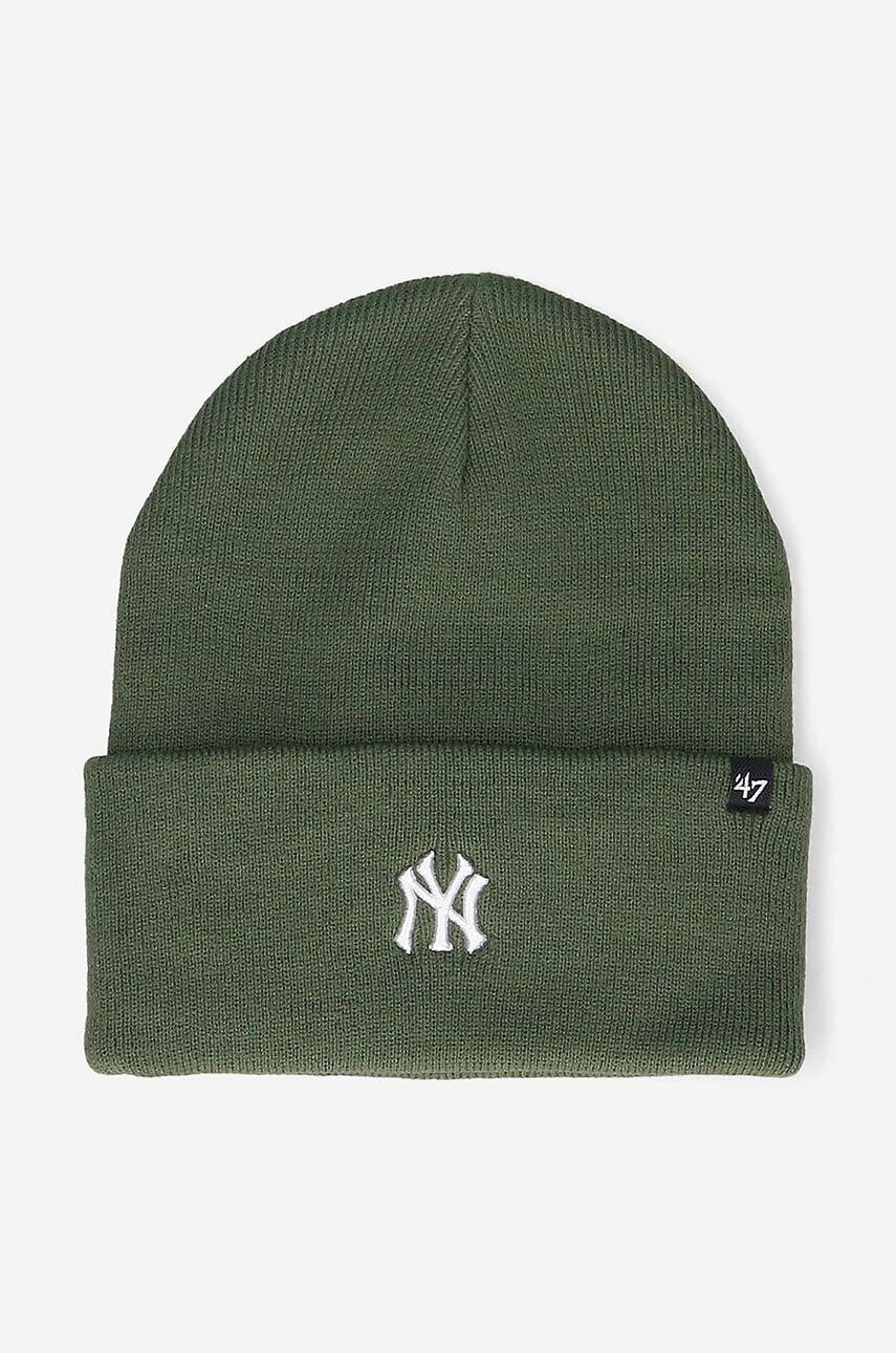 47brand Čepice New York Yankees Moss Base zelená barva - Pepit.cz