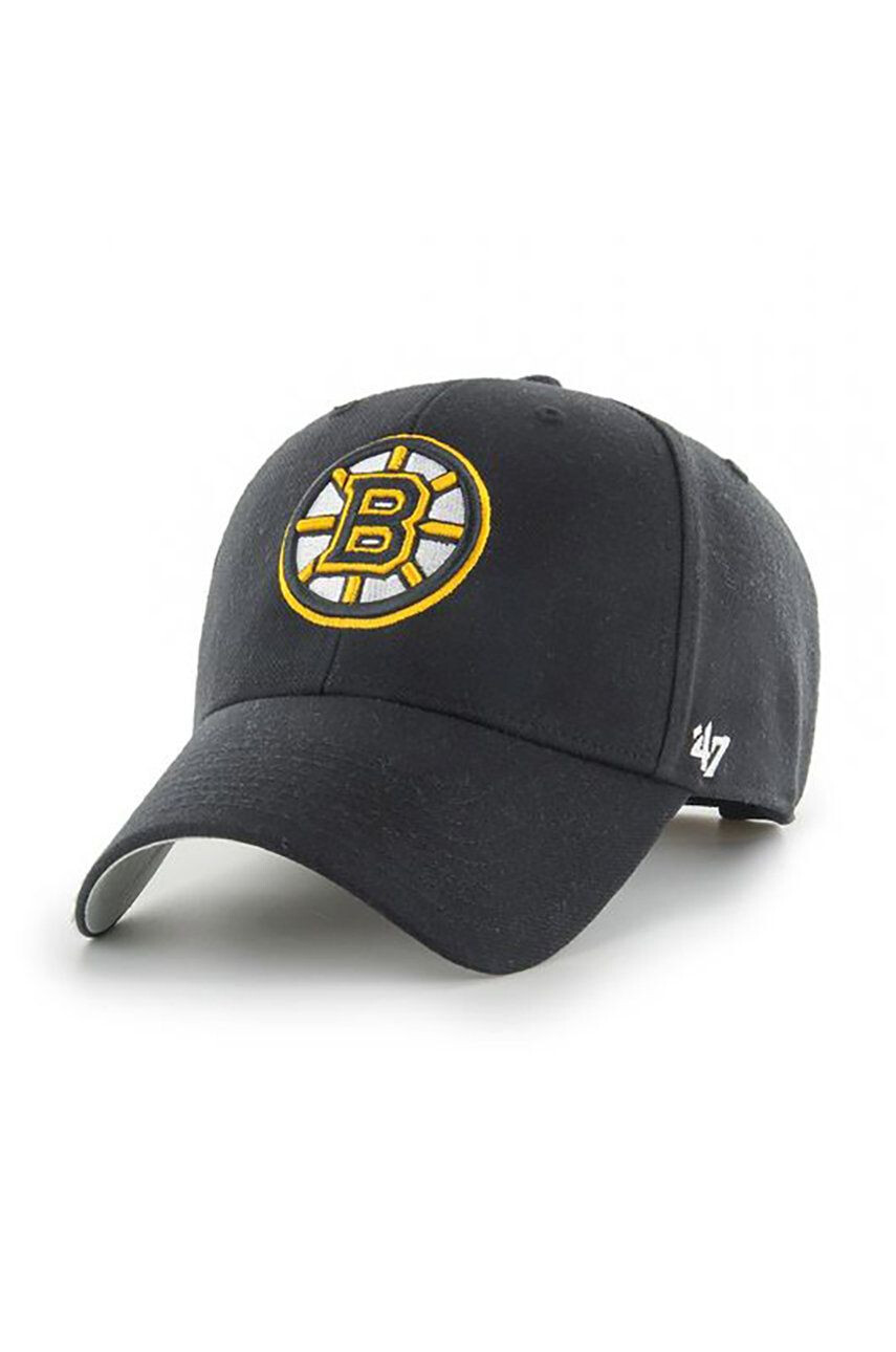 47brand Čepice Nhl Boston Bruins černá barva s aplikací - Pepit.cz