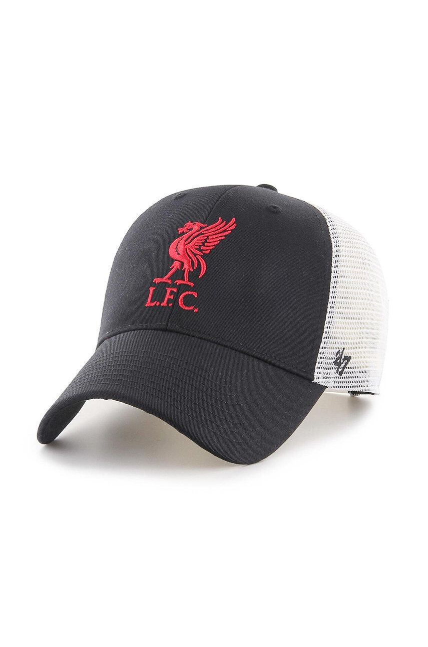 47brand Kšiltovka EPL Liverpool černá barva s aplikací - Pepit.cz