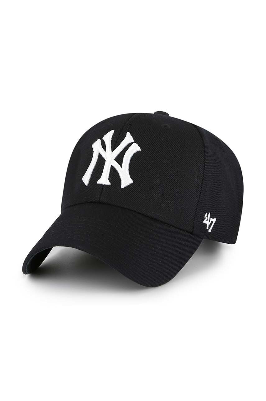 47brand Kšiltovka MLB New York Yankees tmavomodrá barva s aplikací - Pepit.cz