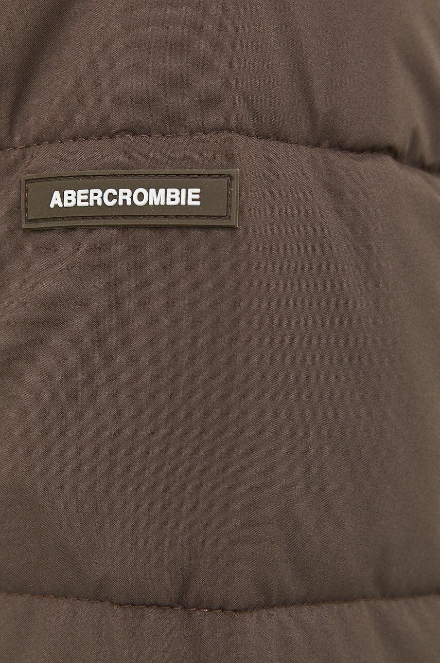 Abercrombie & Fitch Bunda pánská hnědá barva přechodná - Pepit.cz