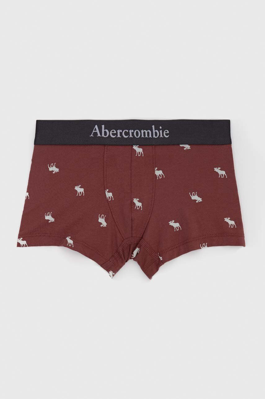 Abercrombie & Fitch Dětské boxerky 5-pack vínová barva - Pepit.cz