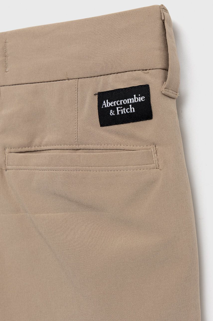 Abercrombie & Fitch Dětské kalhoty béžová barva hladké - Pepit.cz