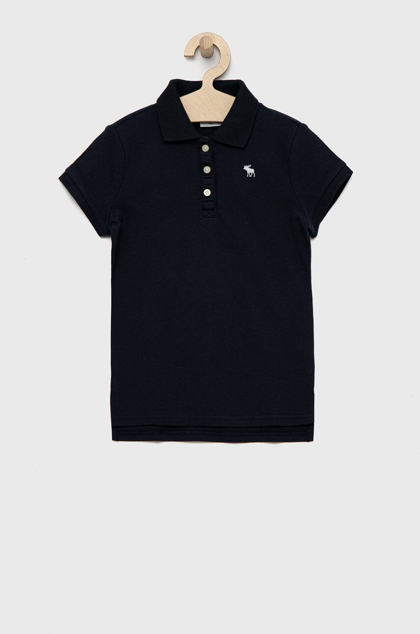 Abercrombie & Fitch Dětské polo tričko tmavomodrá barva - Pepit.cz