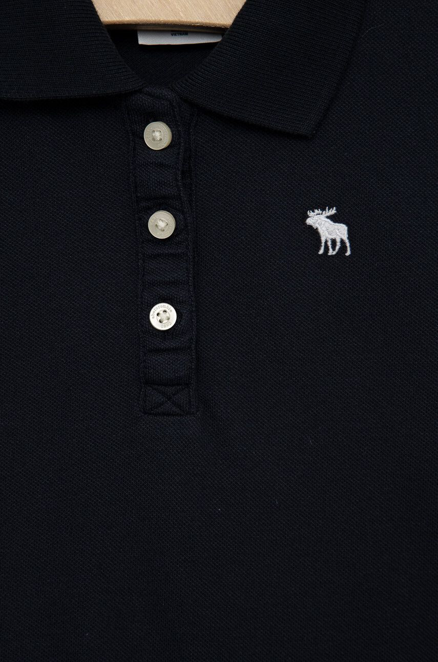 Abercrombie & Fitch Dětské polo tričko tmavomodrá barva - Pepit.cz