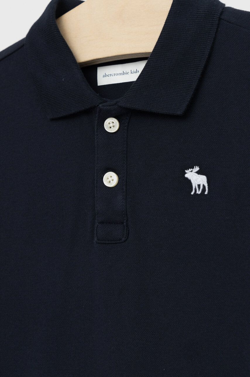 Abercrombie & Fitch Dětské polo tričko tmavomodrá barva - Pepit.cz