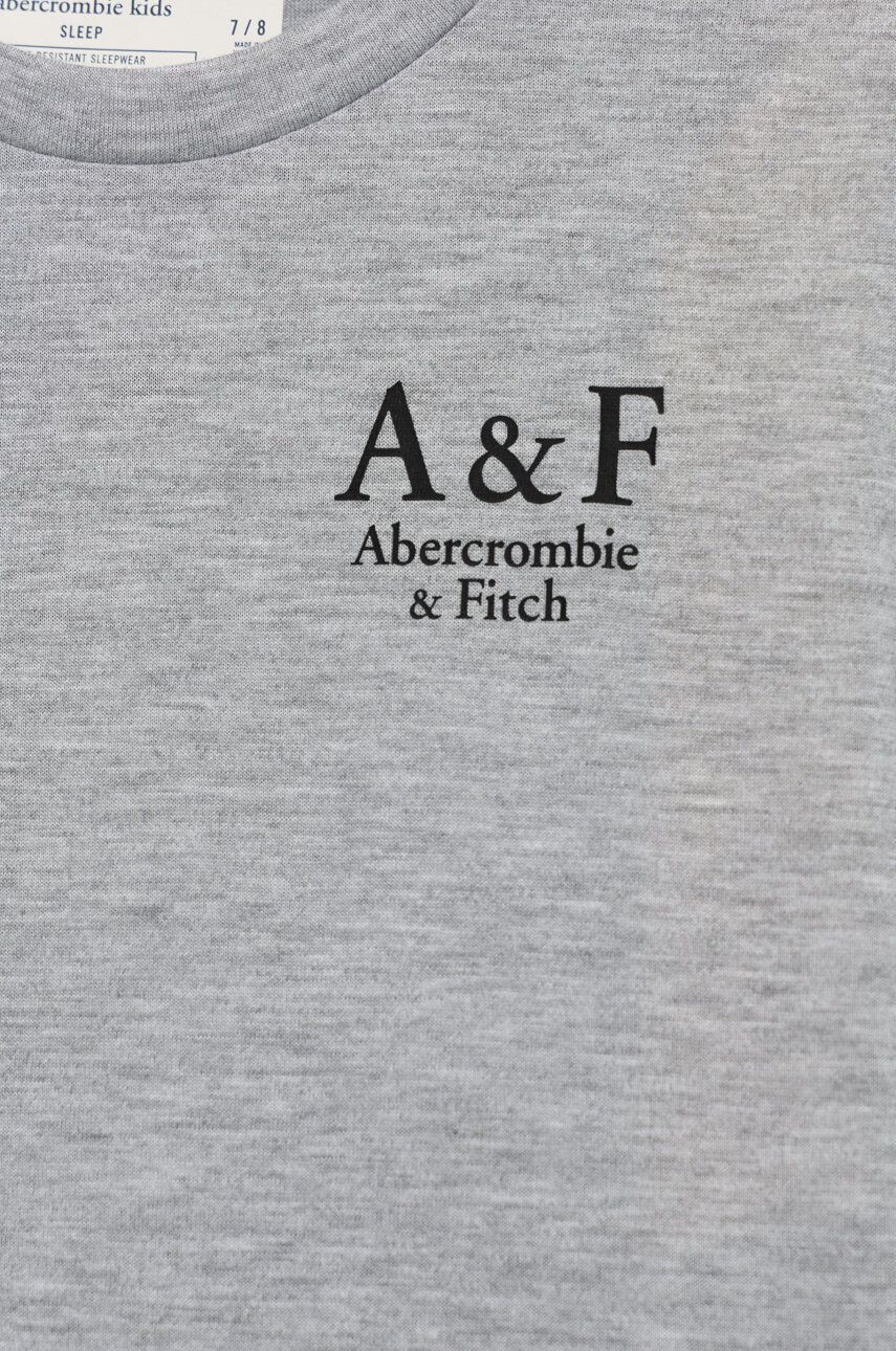 Abercrombie & Fitch Dětské pyžamo šedá barva - Pepit.cz