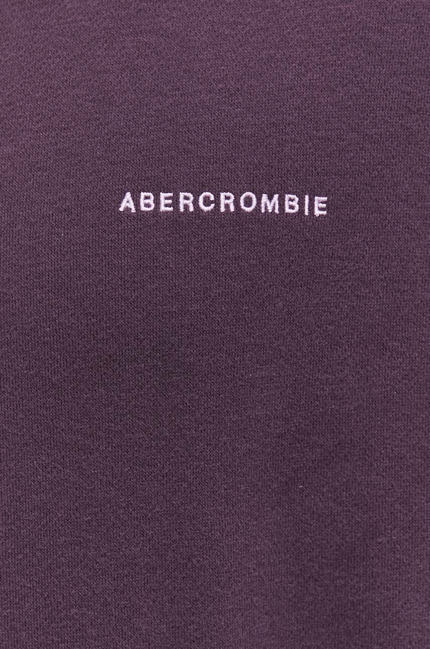 Abercrombie & Fitch Mikina pánská tmavomodrá barva s aplikací - Pepit.cz