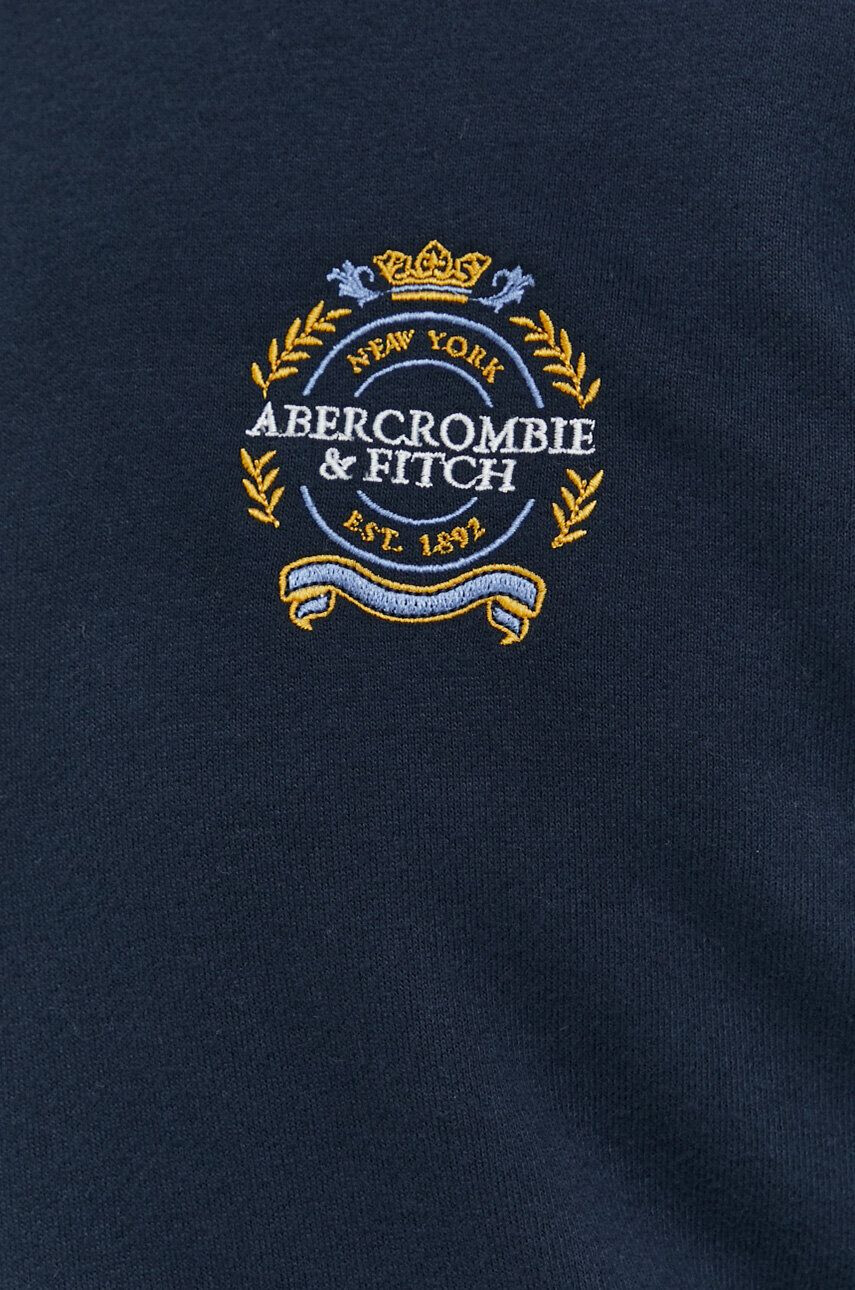 Abercrombie & Fitch Mikina pánská béžová barva s potiskem - Pepit.cz