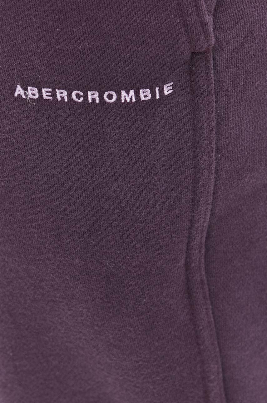 Abercrombie & Fitch Tepláky pánské fialová barva hladké - Pepit.cz