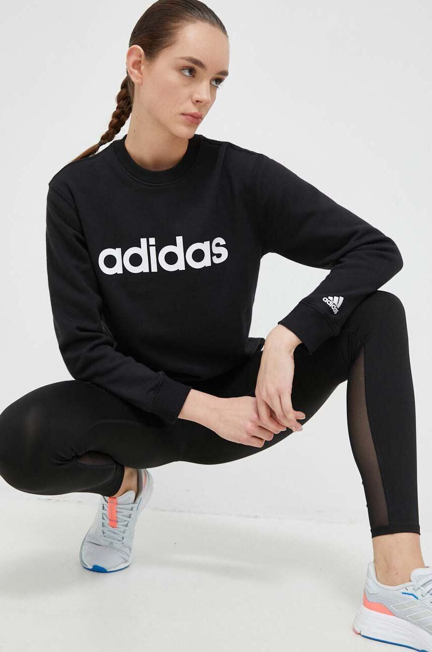 adidas Bavlněná mikina pánská šedá barva melanžová - Pepit.cz