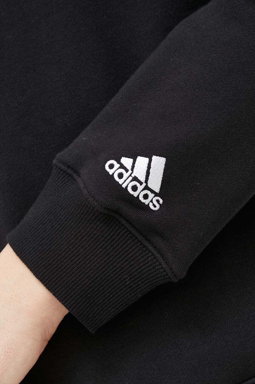 adidas Bavlněná mikina pánská šedá barva melanžová - Pepit.cz