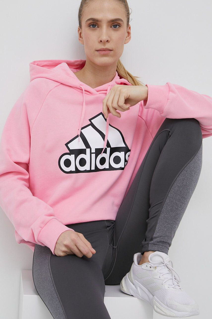 adidas Bavlněná mikina HC9174 - Pepit.cz