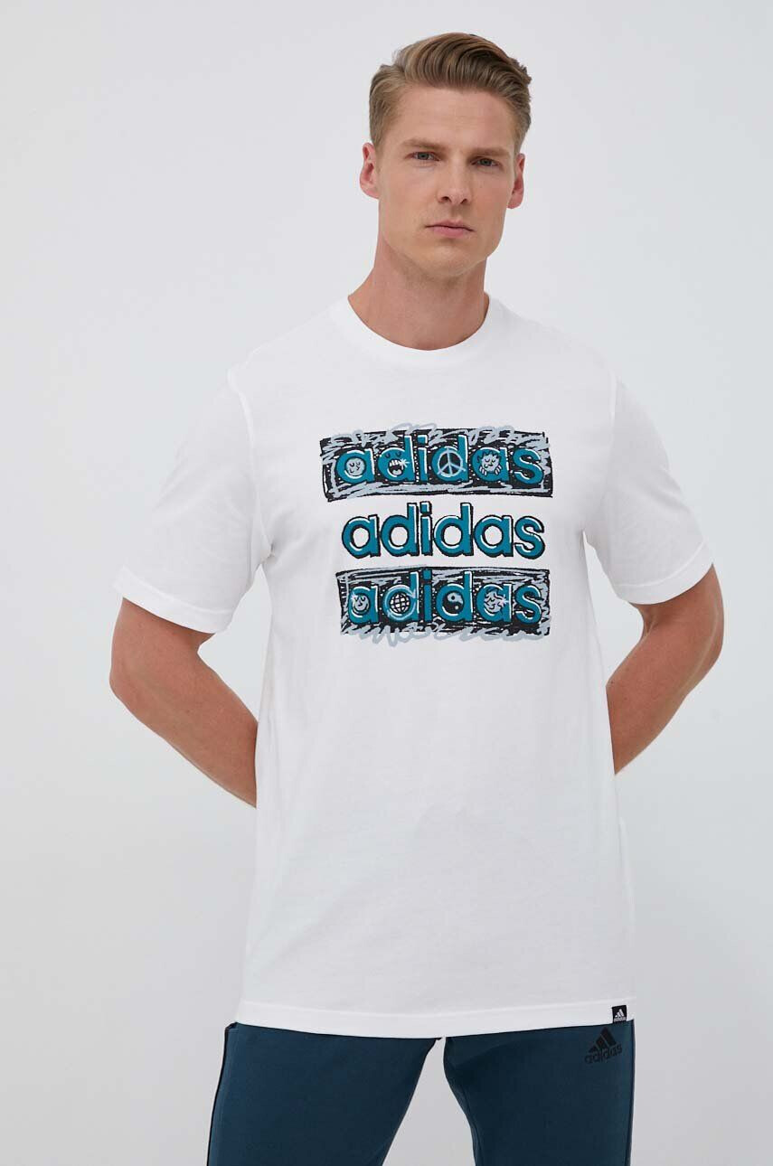 adidas Bavlněné tričko - Pepit.cz