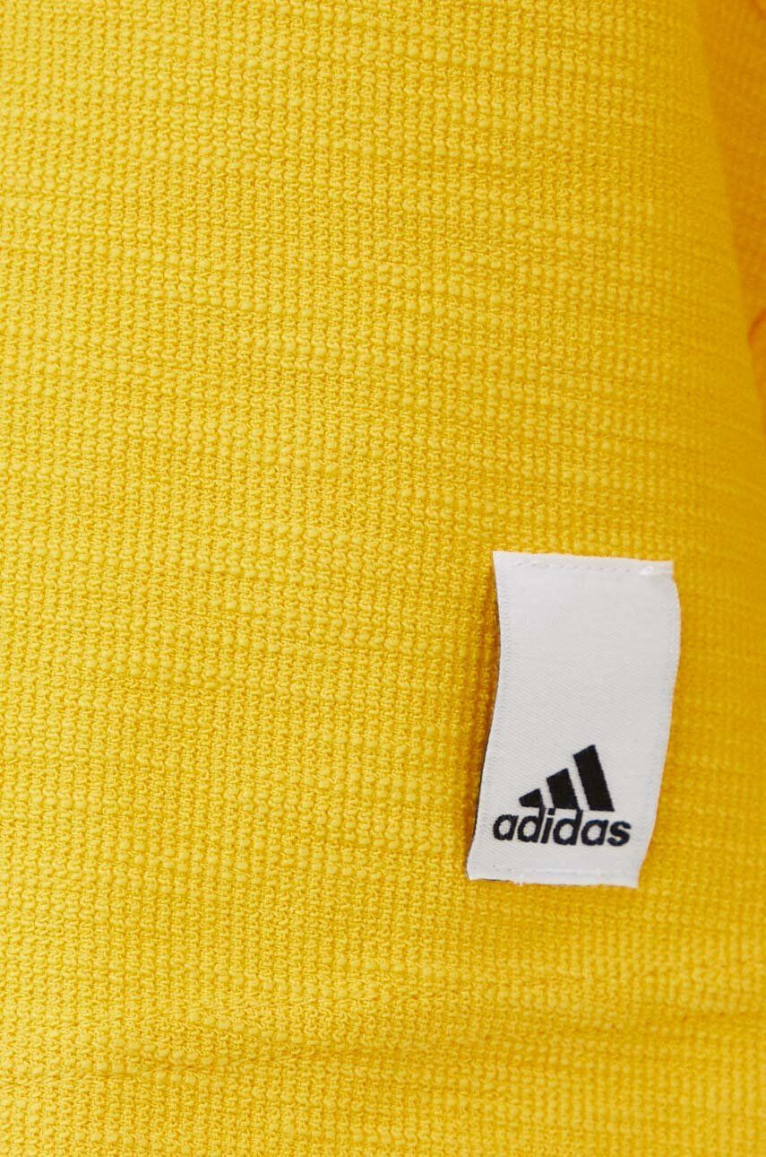 adidas Bavlněné tričko žlutá barva - Pepit.cz