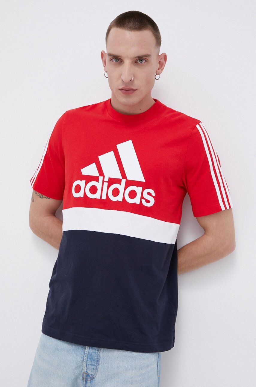 adidas Bavlněné tričko H58978 - Pepit.cz