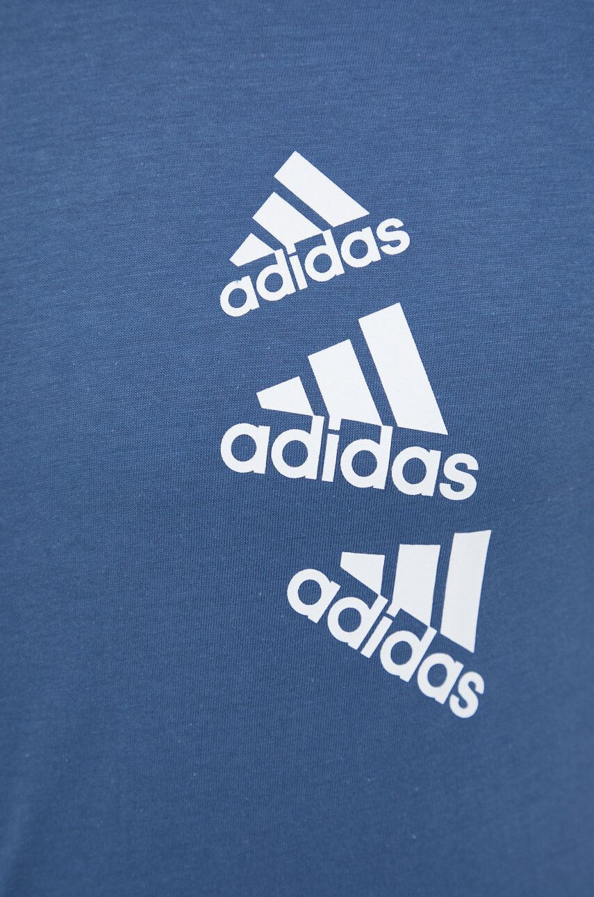 adidas Bavlněné tričko s potiskem - Pepit.cz