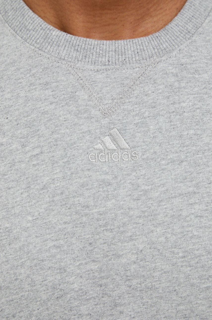 adidas Bavlněné tričko zelená barva - Pepit.cz