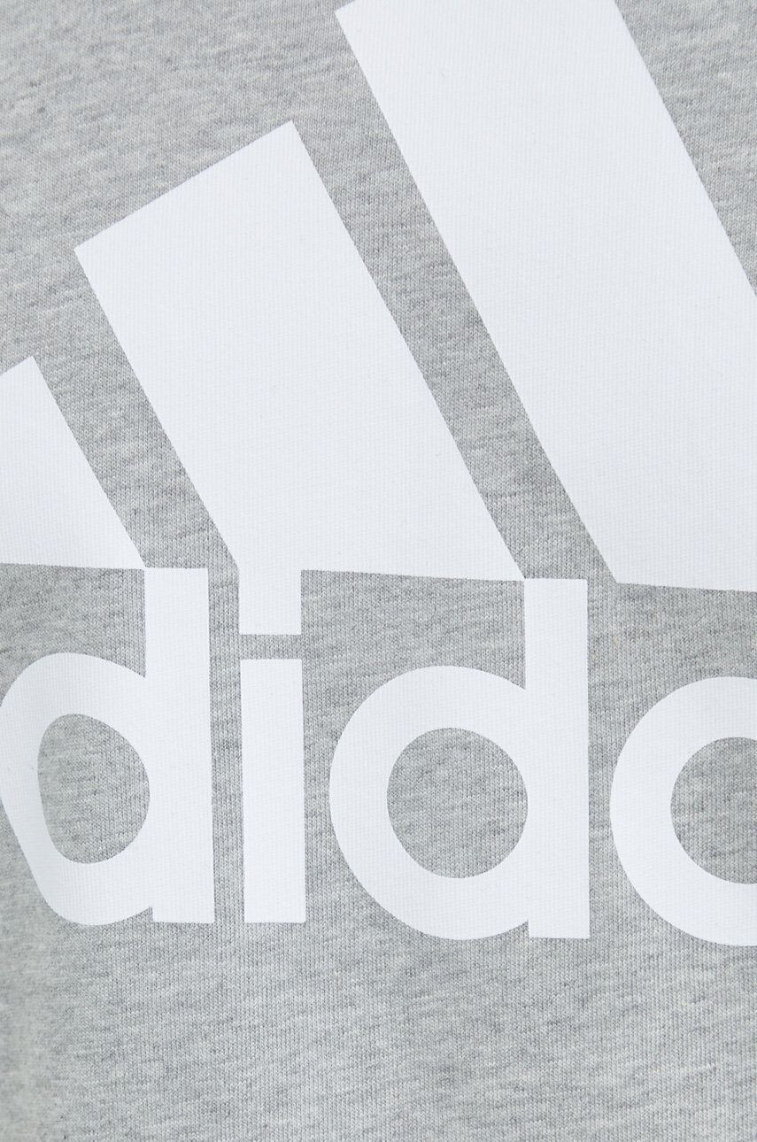 adidas Bavlněné tričko bílá barva s aplikací - Pepit.cz