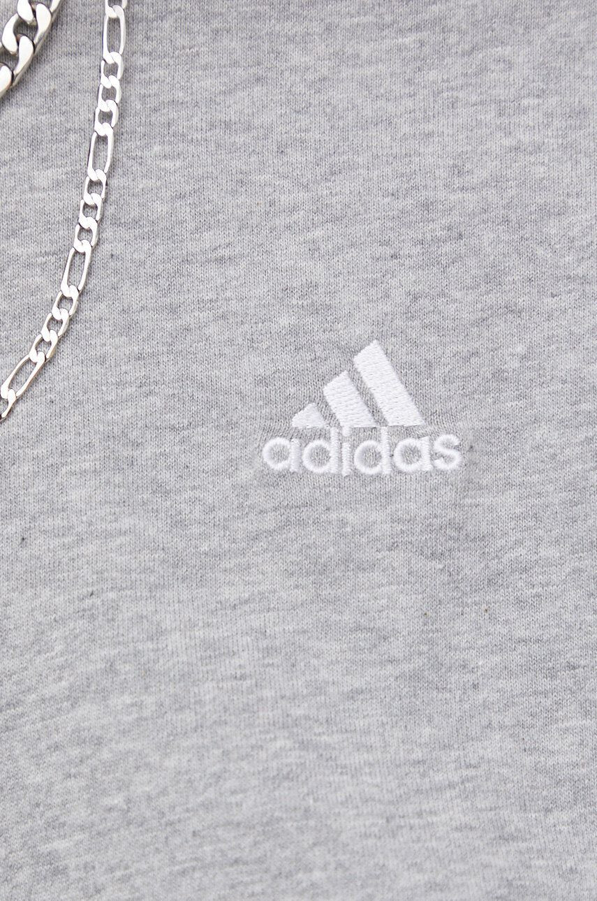 adidas Bavlněné tričko s dlouhým rukávem černá barva - Pepit.cz