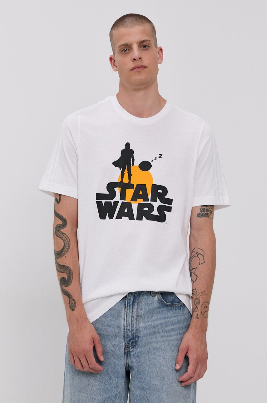 adidas Bavlněné tričko x Star Wars GS6223 - Pepit.cz