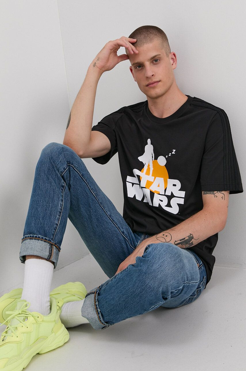 adidas Bavlněné tričko x Star Wars GS6224 - Pepit.cz