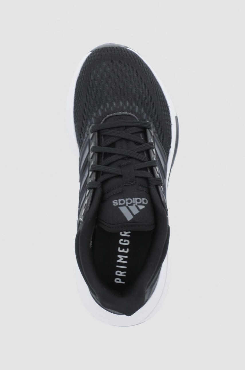 adidas Boty EQ21 Run H00544 černá barva na plochém podpatku - Pepit.cz