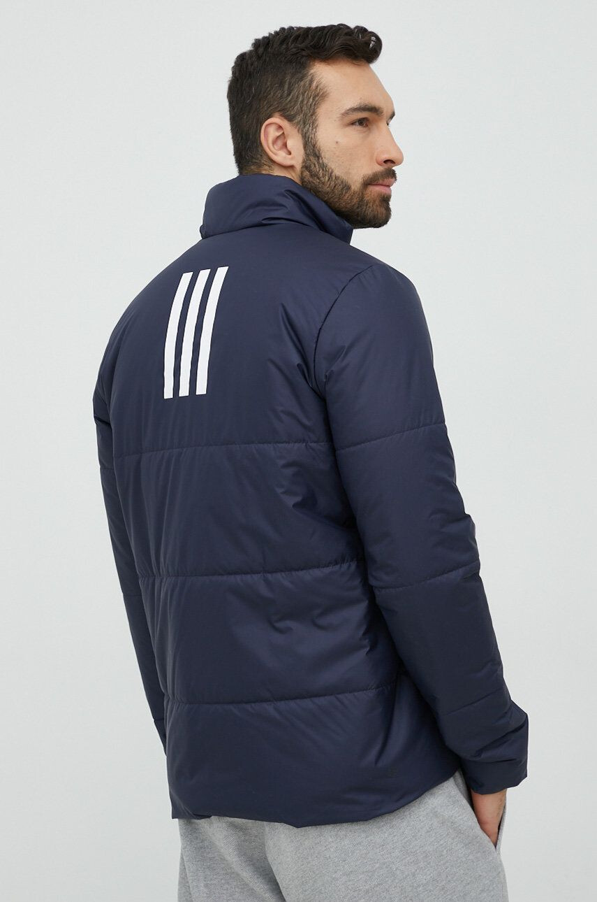 adidas Bunda pánská tmavomodrá barva přechodná - Pepit.cz