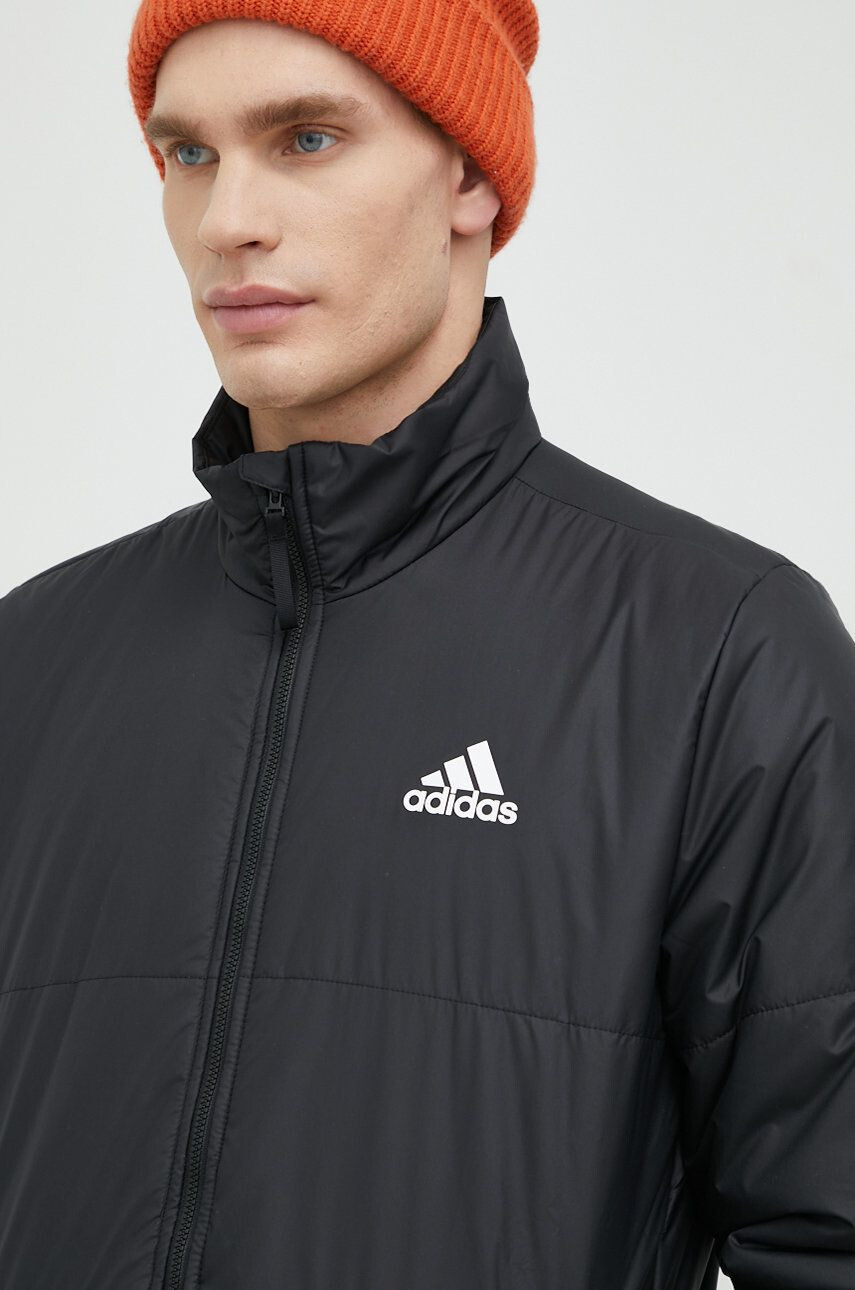 adidas Bunda pánská černá barva zimní - Pepit.cz