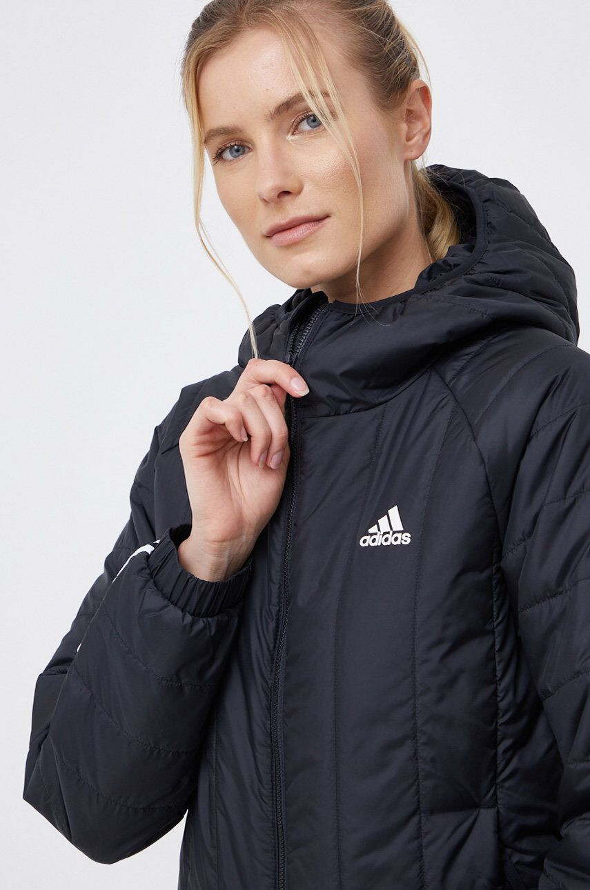 adidas Bunda Performance GU3957 dámská černá barva přechodná GU3957-BLACK - Pepit.cz