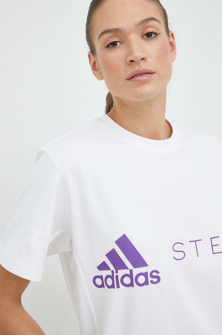 adidas by Stella McCartney Tričko bílá barva - Pepit.cz